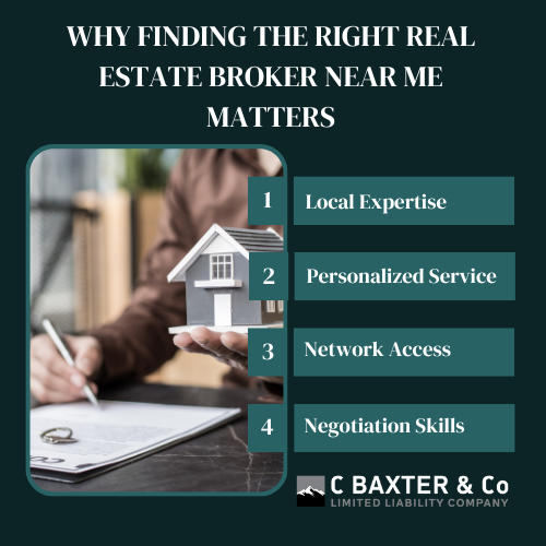 why finding the right real estate broker near me matters