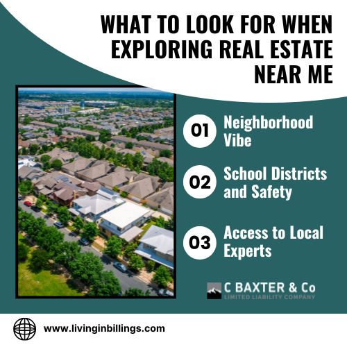 what to look for when exploring real estate near me
