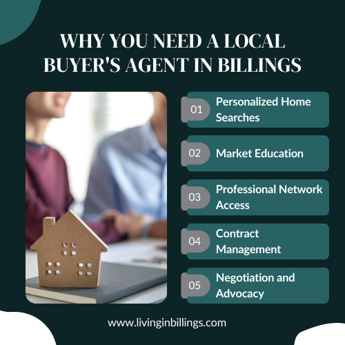 Why you need a local REALTOR for buying a home in Billings, offering personalized searches, market education, and negotiation support