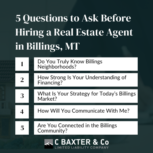 5 questions to ask real estate agents near me in Billings, MT before hiring