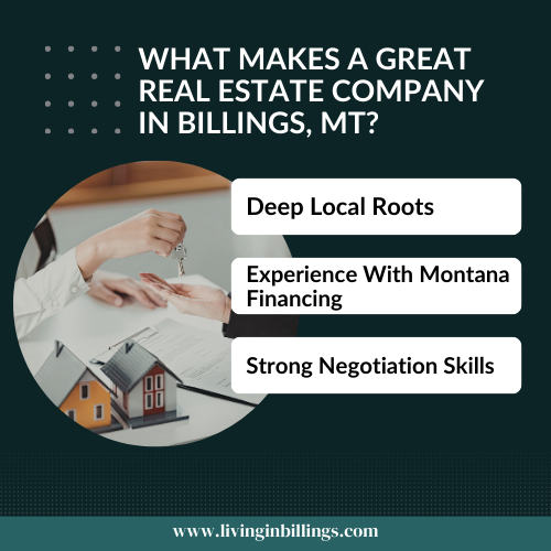 Real estate companies near me in Billings MT highlighting local roots and negotiation skills