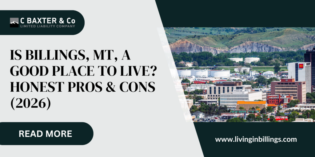 A view of the Billings MT skyline and Rimrocks with the question: Is Billings MT a good place to live, Honest Pros & Cons (2026)