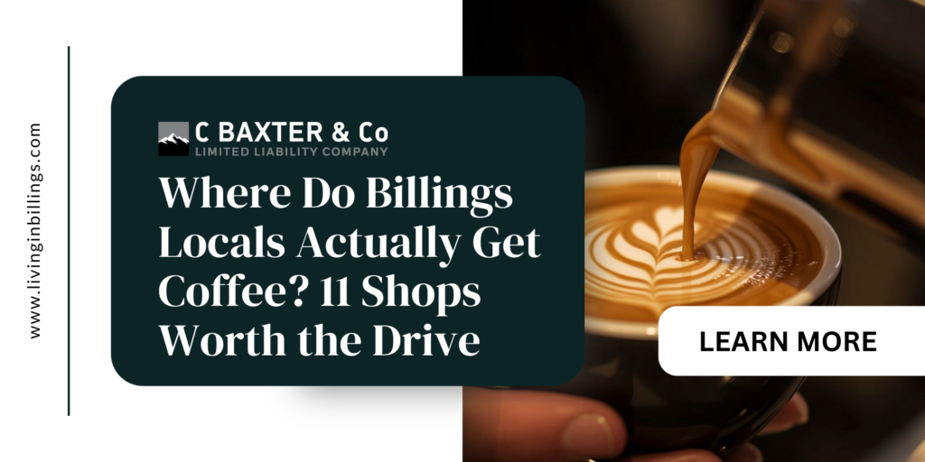 Fresh espresso cup featured image for blog guide on 11 coffee shops in Billings, MT