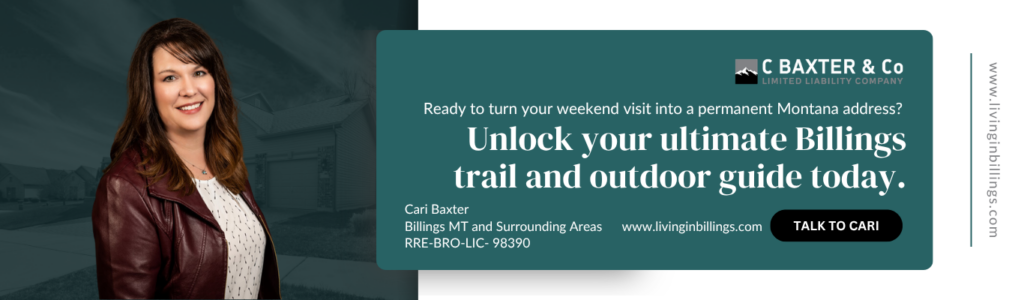 Cari Baxter outdoor guide banner for top things to do in Billings Montana